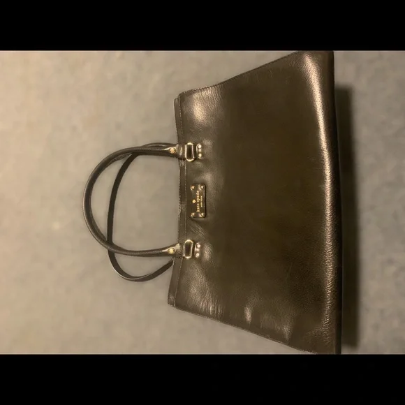 Kate Spade Black Leather Tote - Picture 6 of 6